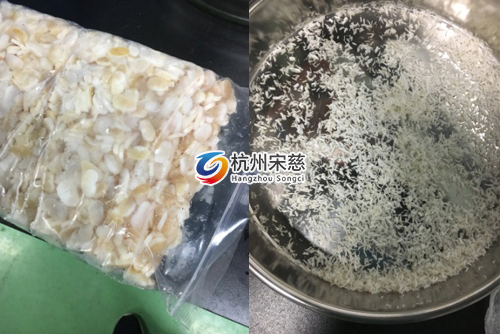 牛筋研磨對比